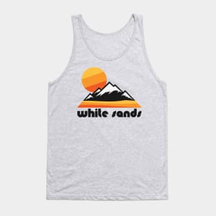 Retro White Sands ))(( Tourist Souvenir National Park Design Tank Top